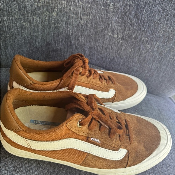 Vans Brown Suede Skate Sneakers - Picture 3 of 8